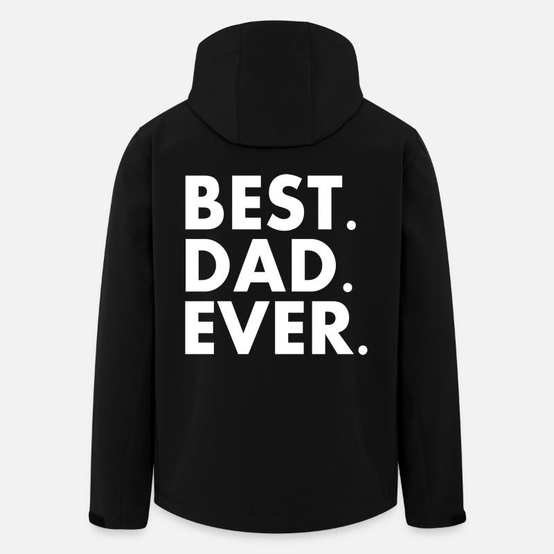 Best dad ever - Men’s Recycled Softshell Jacket by Stanley/Stella - black