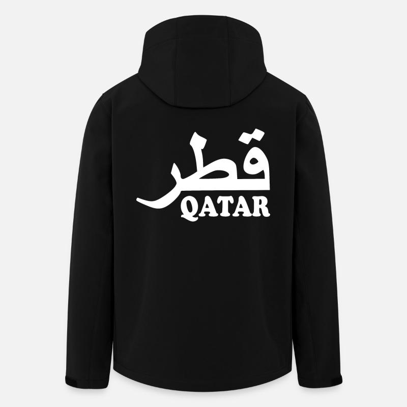 Qatar - Recycelte Männer Softshell-Jacke von Stanley/Stella - Schwarz