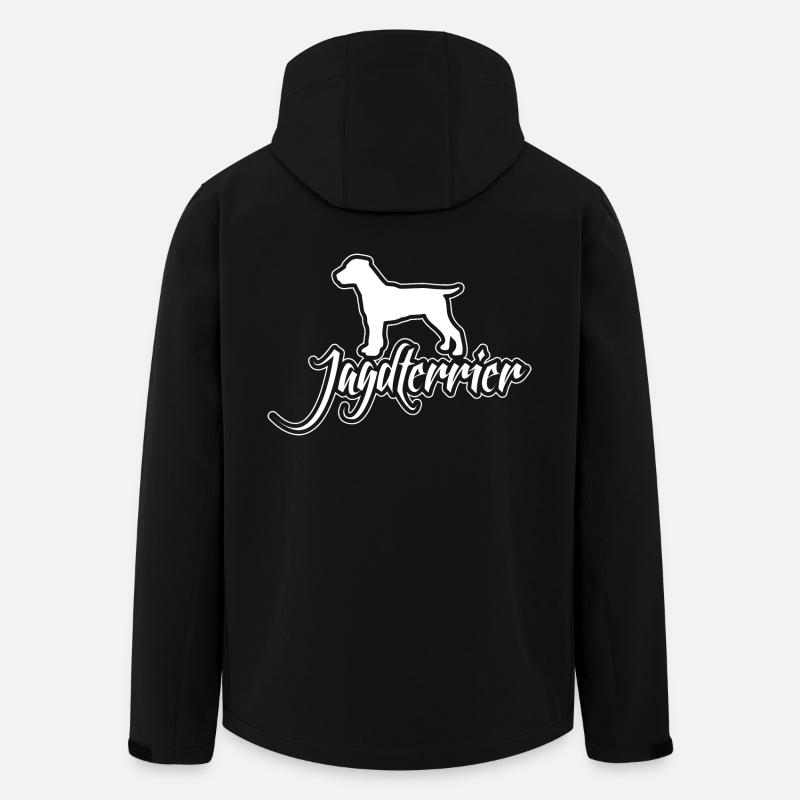 JAGDTERRIER Hunderasse Jagdhunde Jäger Wilsigns - Recycelte Männer Softshell-Jacke von Stanley/Stella - Schwarz