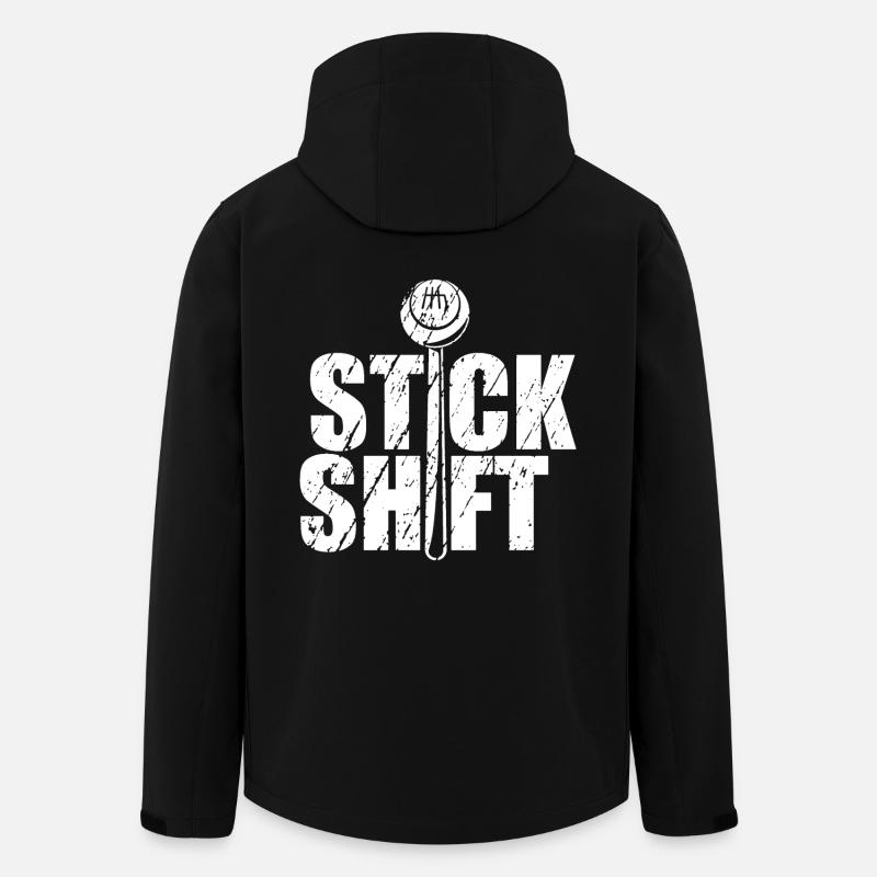 Trucker Stick Shift - Men’s Recycled Softshell Jacket by Stanley/Stella - black