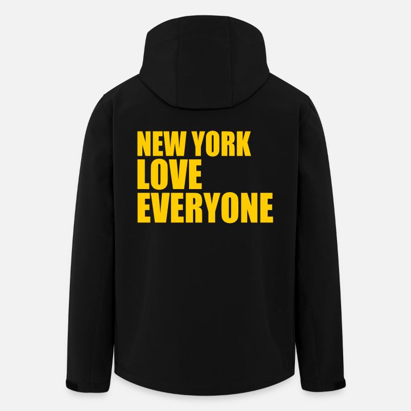 New york - Recycelte Männer Softshell-Jacke von Stanley/Stella - Schwarz