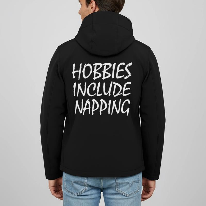 Hobbies include napping Men’s Recycled Softshell Jacket by Stanley/Stella