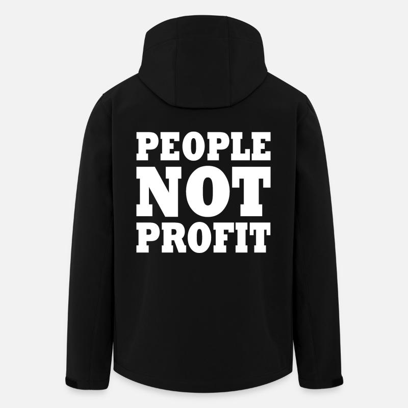People not profit - Recycelte Männer Softshell-Jacke von Stanley/Stella - Schwarz