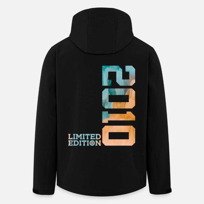 16E ANNIVERSAIRE ÉDITION LIMITÉE 2010 - Veste softshell homme en polyester recyclé Stanley/Stella - noir
