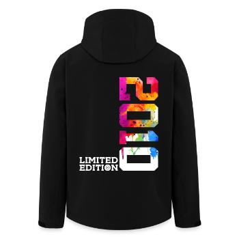 16TH BIRTHDAY LIMITED EDITION 2010 - Men’s Recycled Softshell Jacket by Stanley/Stella - black - Back - AI Model Male 185 light (185cm)