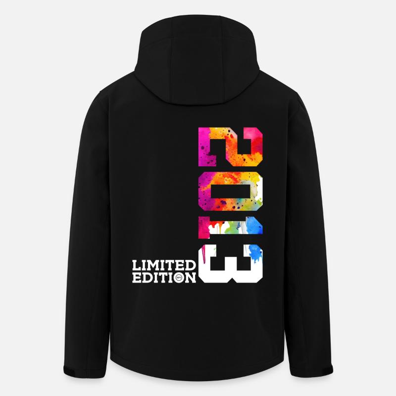 13. GEBURTSTAG LIMITED EDITION 2013 - Recycelte Männer Softshell-Jacke von Stanley/Stella - Schwarz
