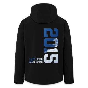 LIMITED EDITION 2015 11TH BIRTHDAY - Men’s Recycled Softshell Jacket by Stanley/Stella - black - Back - AI Model Male 185 light (185cm)