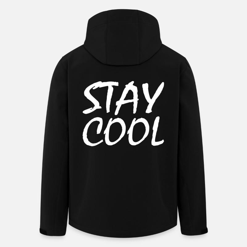 Stay cool - Veste softshell homme en polyester recyclé Stanley/Stella - noir
