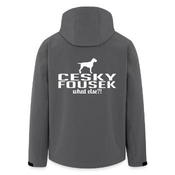 CESKY FOUSEK quoi d’autre chien disant chasseur Wilsigns - Veste softshell homme en polyester recyclé Stanley/Stella - noir - Dos - AI Model Male 185 light (185cm)
