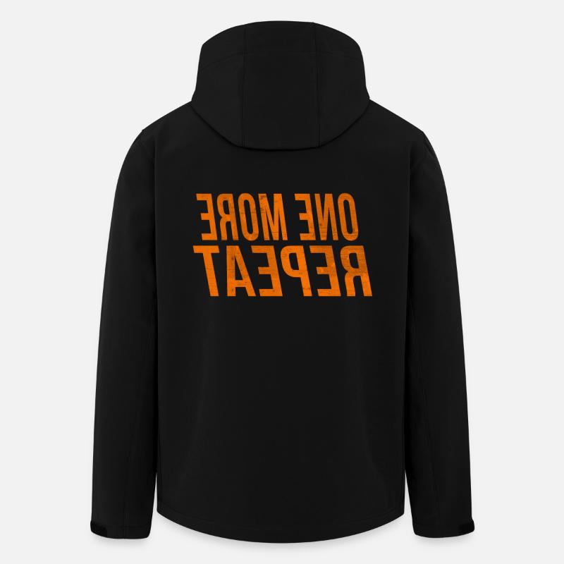 Encore une répétition - miroir de formation - Veste softshell homme en polyester recyclé Stanley/Stella - noir