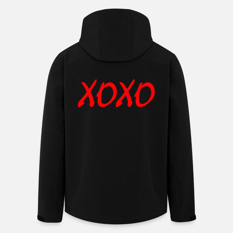 Xoxo - Recycelte Männer Softshell-Jacke von Stanley/Stella - Schwarz