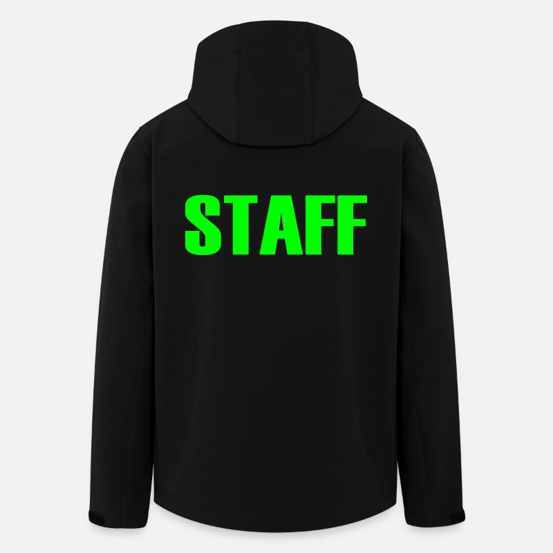 Staff - Recycelte Männer Softshell-Jacke von Stanley/Stella - Schwarz