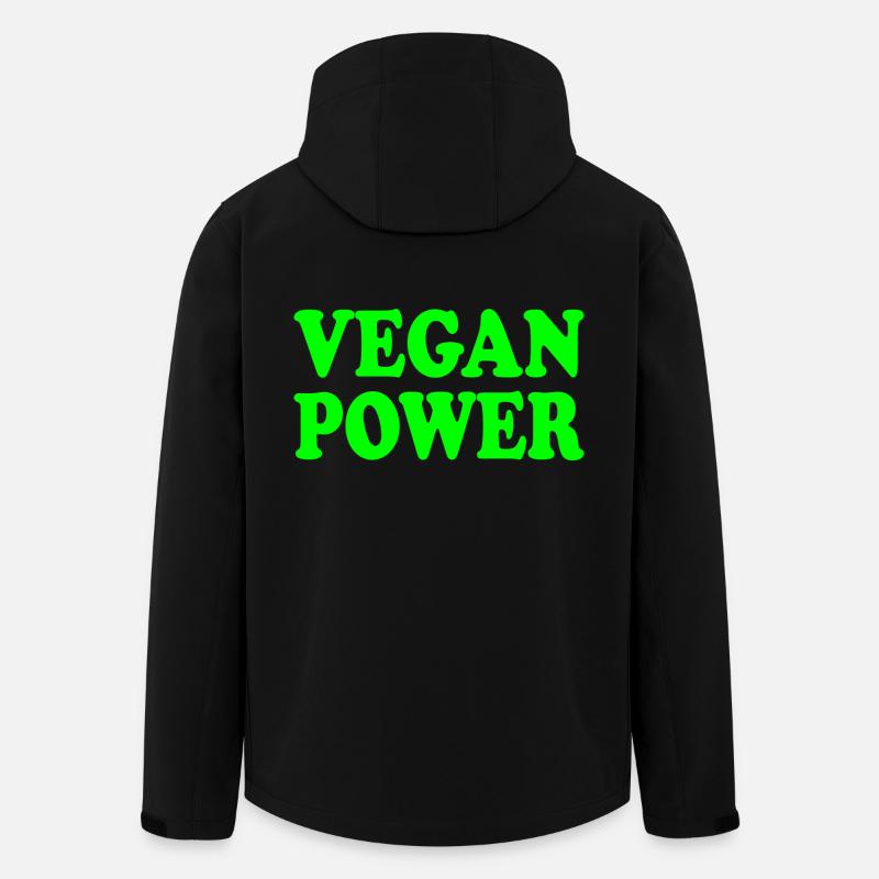 Vegan power - Recycelte Männer Softshell-Jacke von Stanley/Stella - Schwarz