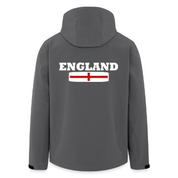 England - Veste softshell homme en polyester recyclé Stanley/Stella - charbon - Dos - AI Model Male 185 light (185cm)