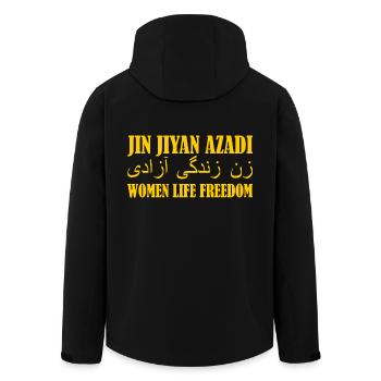 Women life freedom jin jiyan azadi - Veste softshell homme en polyester recyclé Stanley/Stella - noir - Dos - AI Model Male 185 light (185cm)