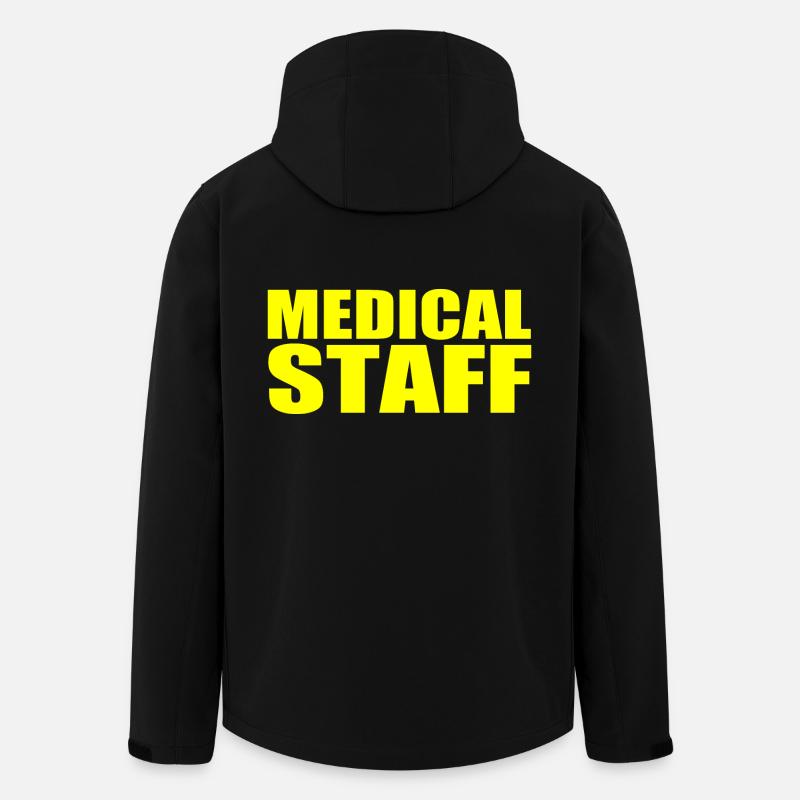 Medical Staff - Recycelte Männer Softshell-Jacke von Stanley/Stella - Schwarz