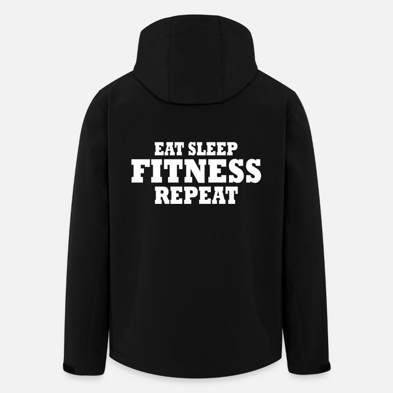 Fitness - Recycelte Männer Softshell-Jacke von Stanley/Stella - Schwarz