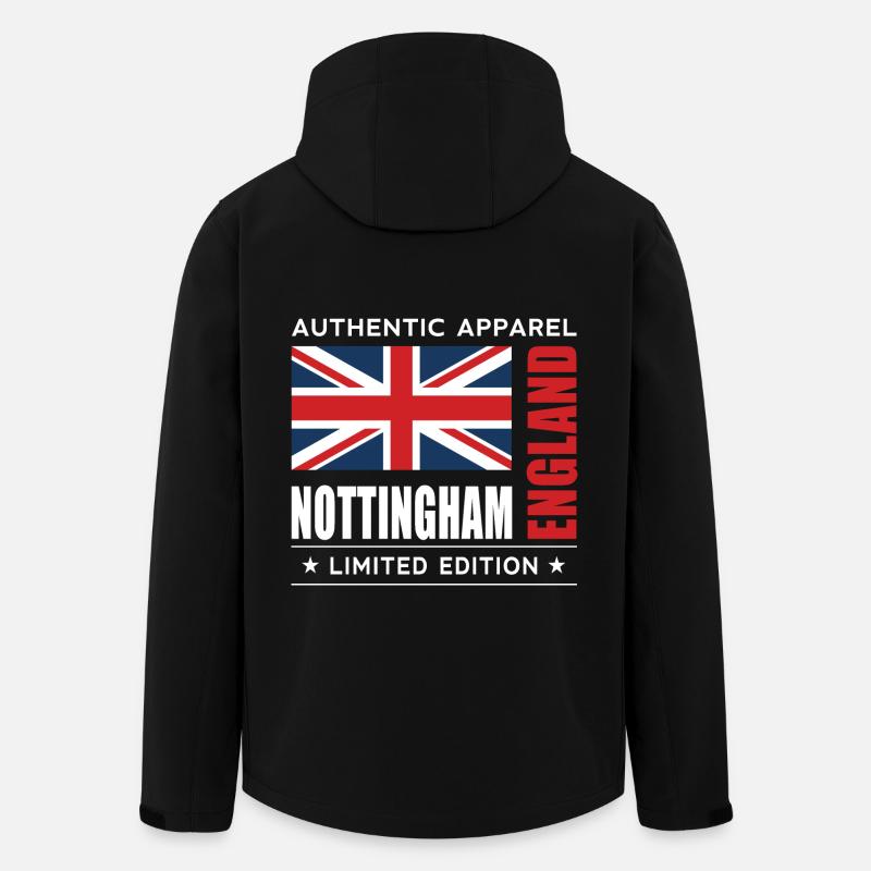 Nottingham - Recycelte Männer Softshell-Jacke von Stanley/Stella - Schwarz