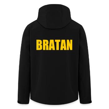 Bratan - Veste softshell homme en polyester recyclé Stanley/Stella - noir - Dos - AI Model Male 185 light (185cm)