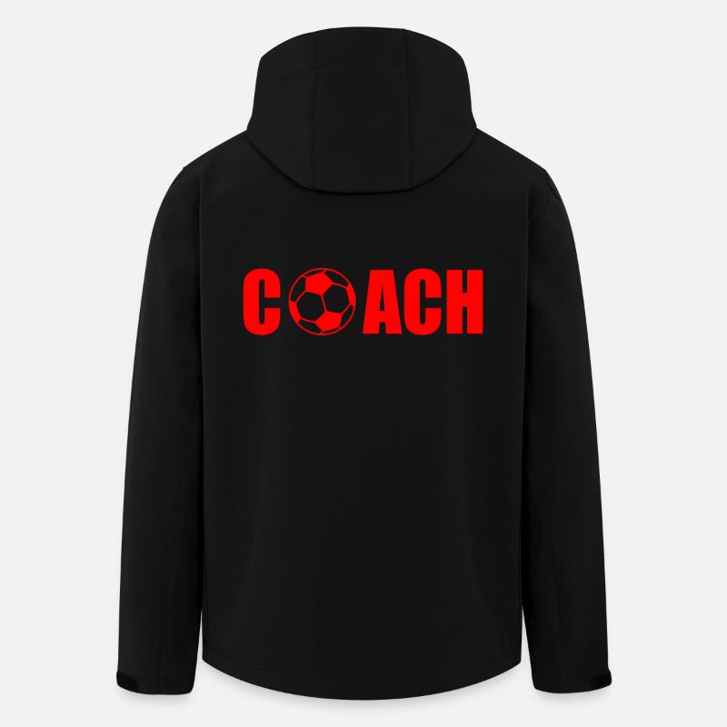 Coach - Recycelte Männer Softshell-Jacke von Stanley/Stella - Schwarz