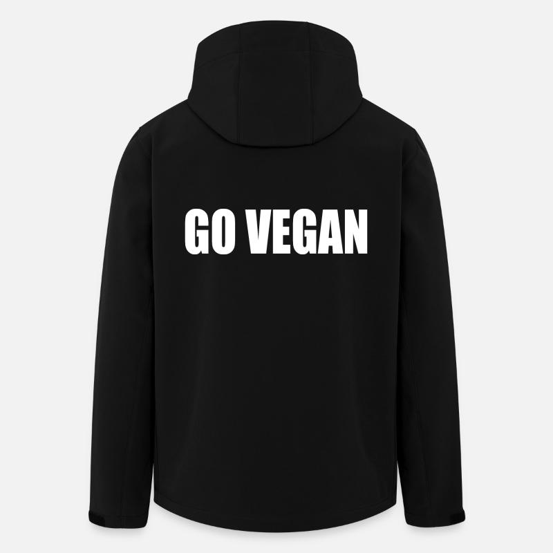 Go vegan - Veste softshell homme en polyester recyclé Discoverer Stanley/Stella - noir