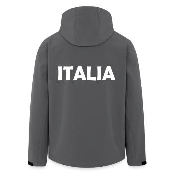 Italia - Veste softshell homme en polyester recyclé Stanley/Stella - charbon - Dos - AI Model Male 185 light (185cm)