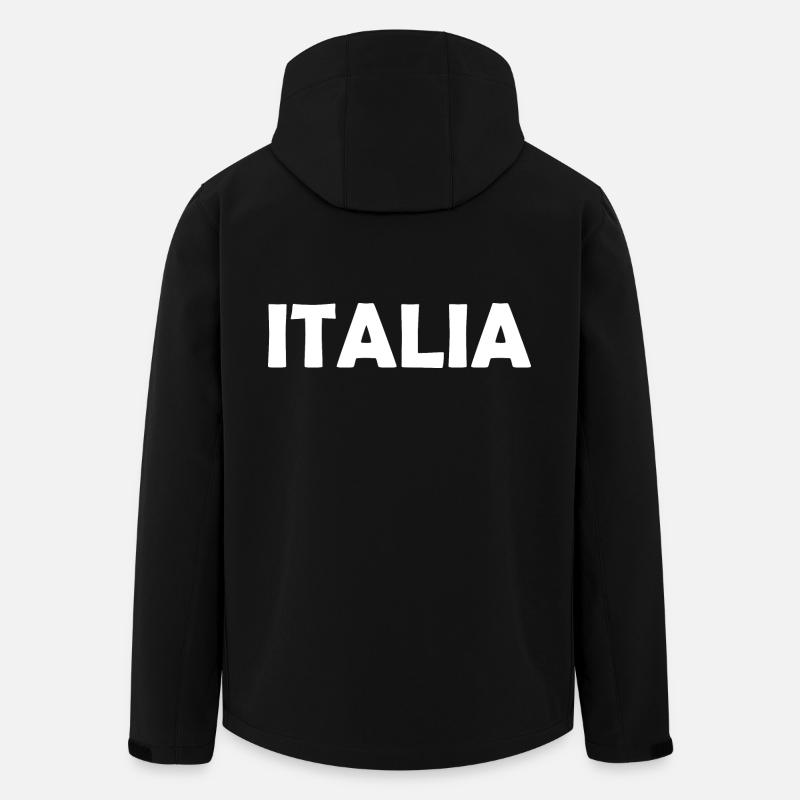 Italia - Veste softshell homme en polyester recyclé Stanley/Stella - noir
