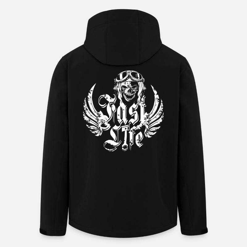 Biker life - Men’s Recycled Softshell Jacket by Stanley/Stella - black