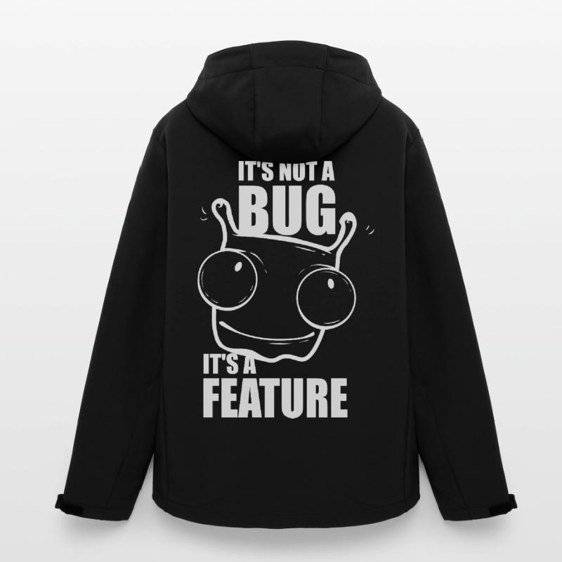 it is not a bug it is a feature - programmer Men’s Recycled Softshell Jacket by Stanley/Stella