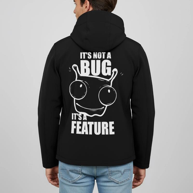 it is not a bug it is a feature - programmer Men’s Recycled Softshell Jacket by Stanley/Stella