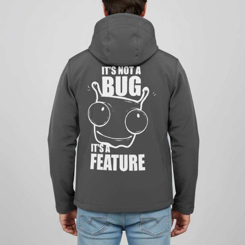 it is not a bug it is a feature - Programmierer Recycelte Männer Softshell-Jacke von Stanley/Stella