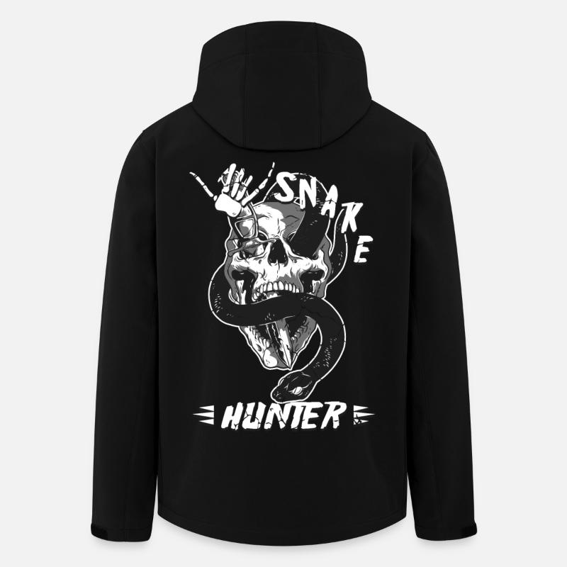 Snake Hunter - Men’s Recycled Softshell Jacket by Stanley/Stella - black
