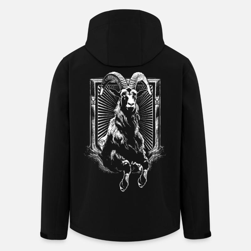 Capra Diaboli - Veste softshell homme en polyester recyclé Stanley/Stella - noir