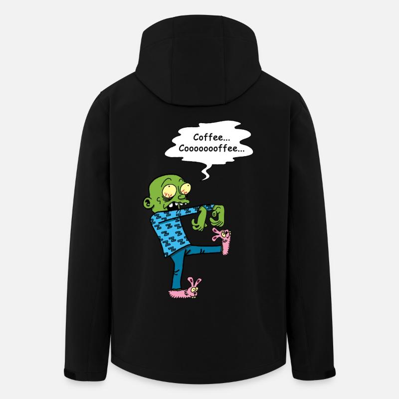 Need a coffee - Men’s Recycled Softshell Jacket by Stanley/Stella - black