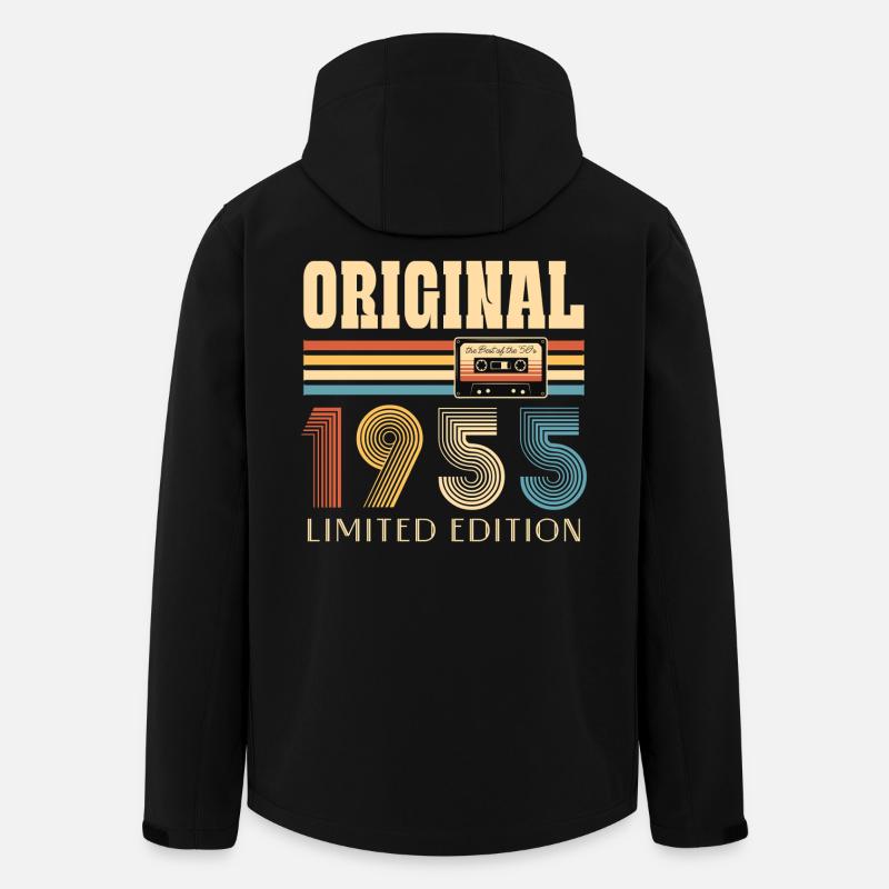 70. Geburtstag 70 Jahre Original 1955 - Recycelte Männer Softshell-Jacke von Stanley/Stella - Schwarz