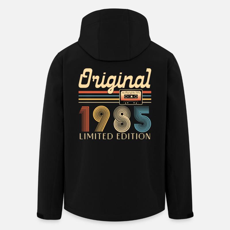 40. Geburtstag 40 Jahre Original 1985 - Recycelte Männer Softshell-Jacke von Stanley/Stella - Schwarz
