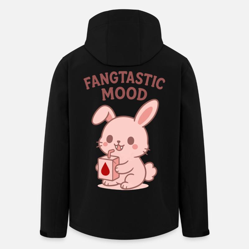 Fangtastic Mood Bunny - Veste softshell homme en polyester recyclé Stanley/Stella - noir