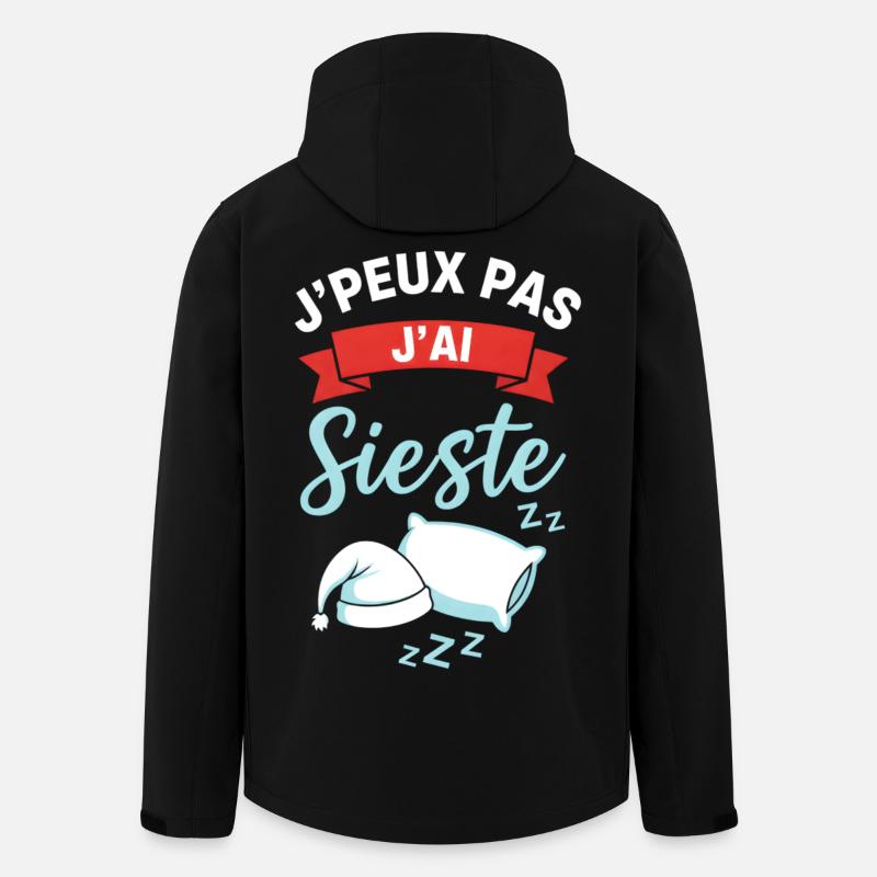 I Have Nap: Gentle Break - Men’s Recycled Softshell Jacket by Stanley/Stella - black
