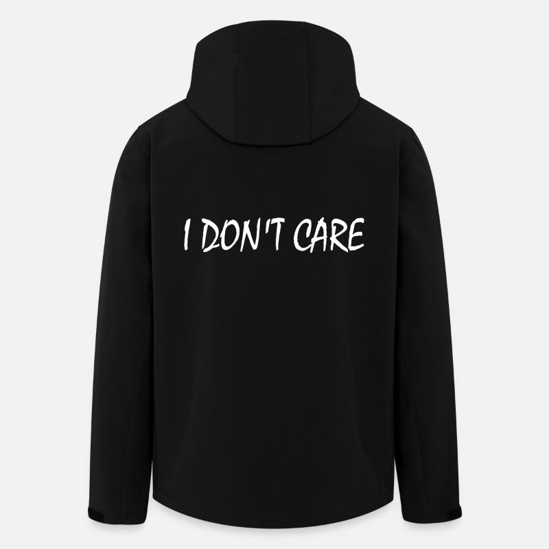 I dont care - Men’s Recycled Softshell Jacket by Stanley/Stella - black