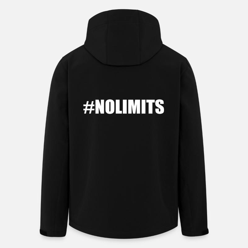 No limits - Recycelte Männer Softshell-Jacke von Stanley/Stella - Schwarz