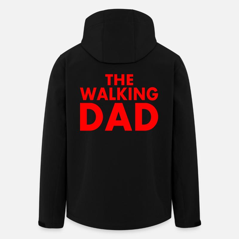 The walking dad - Recycelte Männer Softshell-Jacke von Stanley/Stella - Schwarz