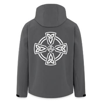 Croix Celtique - Veste softshell homme en polyester recyclé Stanley/Stella - noir - Dos - AI Model Male 185 light (185cm)