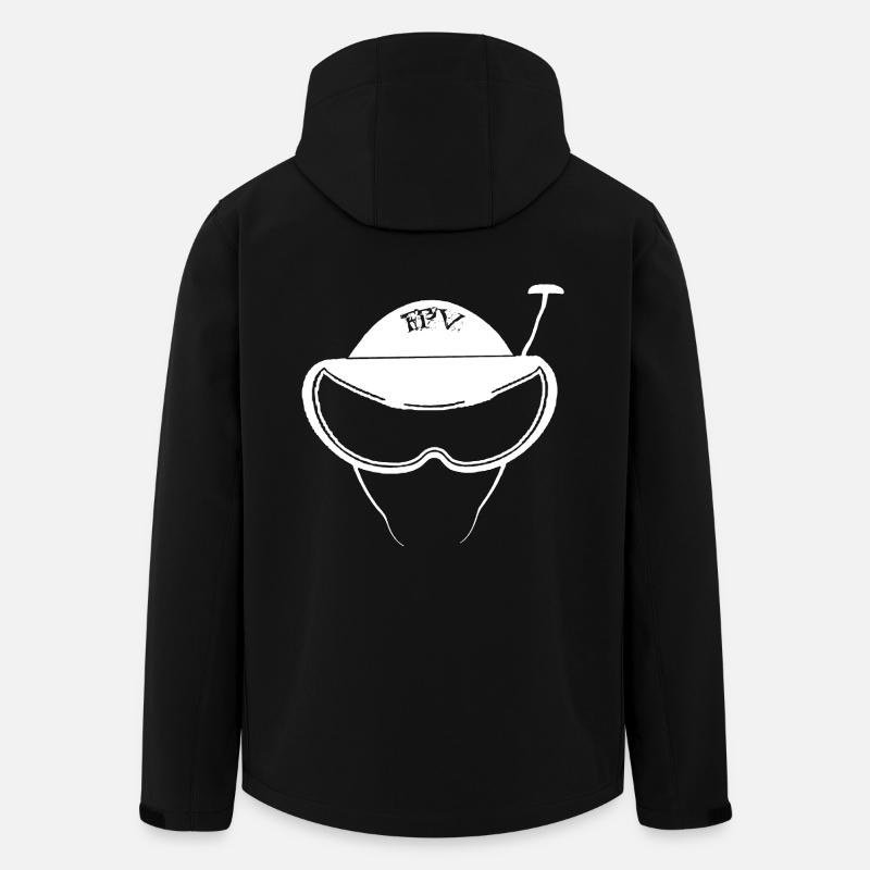 FPV Pilot - Recycelte Männer Softshell-Jacke von Stanley/Stella - Schwarz