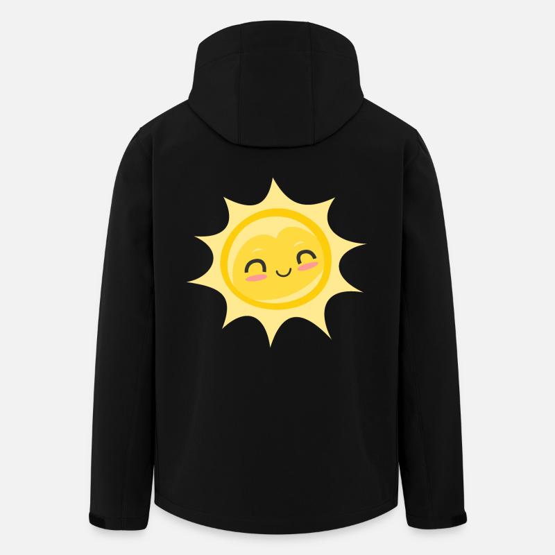 Sun - Sunbeams Sunlight Summer Fun - Men’s Recycled Softshell Jacket by Stanley/Stella - black