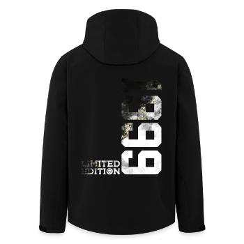 27TH BIRTHDAY LIMITED EDITION 1999 - Men’s Recycled Softshell Jacket by Stanley/Stella - black - Back - AI Model Male 185 light (185cm)