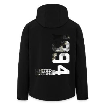 32ND BIRTHDAY LIMITED EDITION 1994 - Men’s Recycled Softshell Jacket by Stanley/Stella - black - Back - AI Model Male 185 light (185cm)