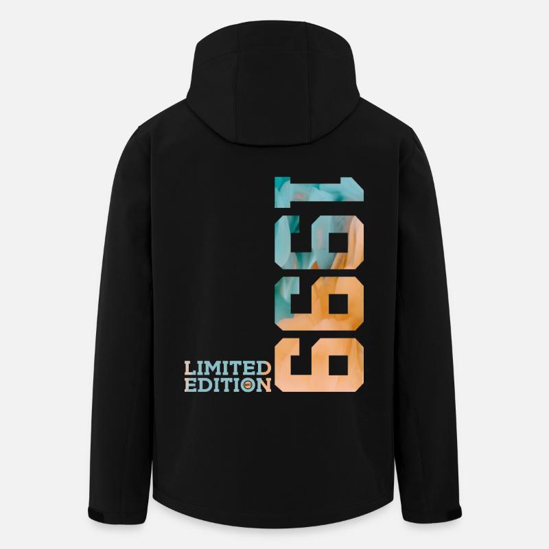 27E ANNIVERSAIRE ÉDITION LIMITÉE 1999 - Veste softshell homme en polyester recyclé Stanley/Stella - noir