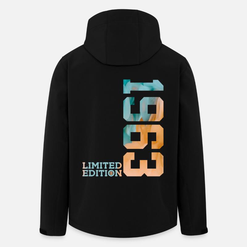 63E ANNIVERSAIRE ÉDITION LIMITÉE 1963 - Veste softshell homme en polyester recyclé Stanley/Stella - noir
