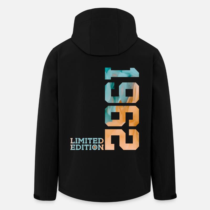 64E ANNIVERSAIRE ÉDITION LIMITÉE 1962 - Veste softshell homme en polyester recyclé Stanley/Stella - noir