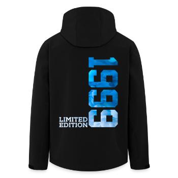 27TH BIRTHDAY LIMITED EDITION 1999 - Men’s Recycled Softshell Jacket by Stanley/Stella - black - Back - AI Model Male 185 light (185cm)